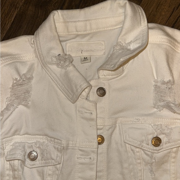 Distressed denim jacket - Picture 2 of 2